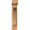 Ekena Millwork Legacy Block Smooth Bracket w/ Offset Brace, Western Red Cedar, 5 1/2"W x 22"D x 30"H BKT0604X22X30LEC05SWR - alternate 3